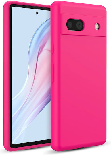 Back Cover Silicon Fuchsia (Google Pixel 7a)