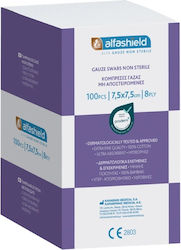Alfashield Nicht-sterile Medizinische Gaze 7,5x...