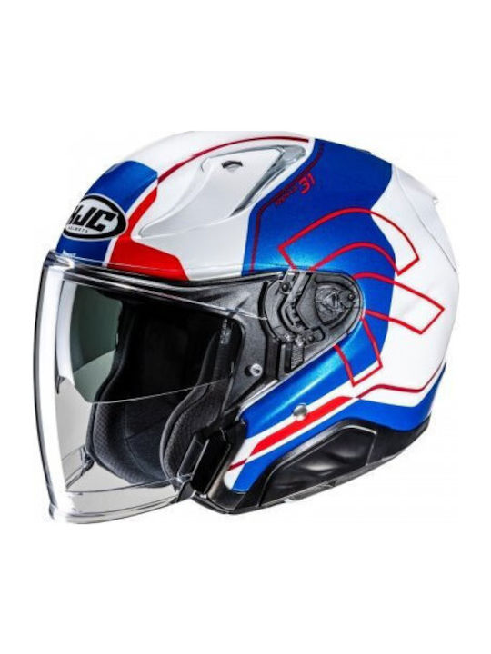 HJC R-PHA 31 Dereen MC21 Κράνος Μηχανής Jet ECE 22.06 με Sunvisor