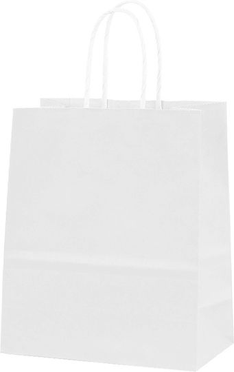 Metron Хартиена Чанта за Подарък Бяла 36x12x46см. 25бр