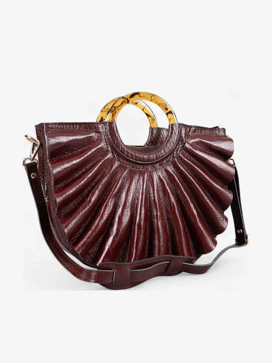 Genui Leather Δερμάτινη Γυναικεία Τσάντα Χειρός...