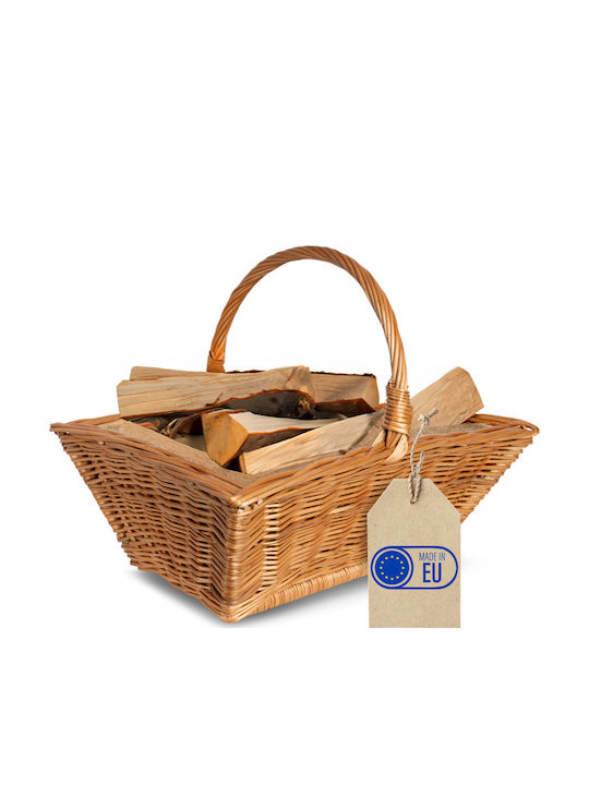 Creative Ξύλινο Καλάθι Αποθήκευσης Ξύλων 50x40x37cm Μπεζ Creative Ξύλινο Καλάθι Αποθήκευσης Ξύλων 50x40x37cm Μπεζ