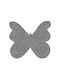 Madi Kids Synthetic Rug Butterflies 120x120cm