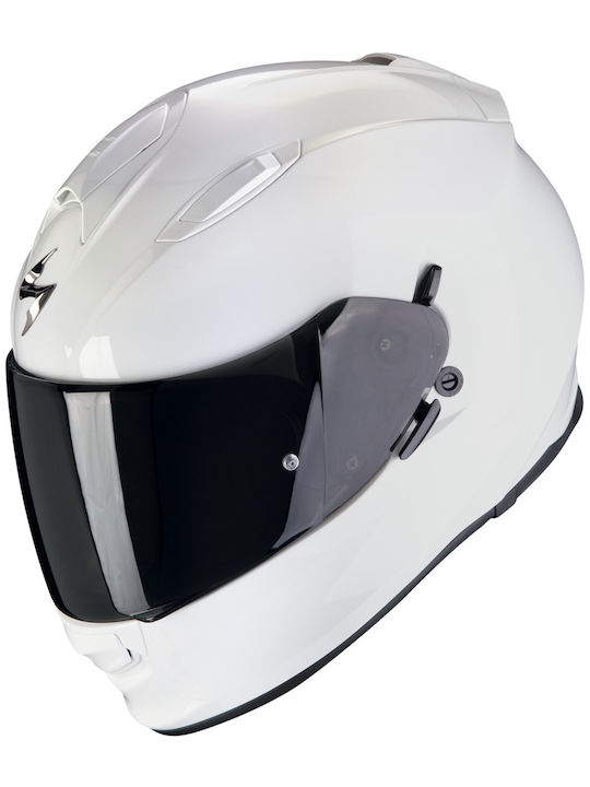 Scorpion EXO-491 Solid White Κράνος Μηχανής Ful...