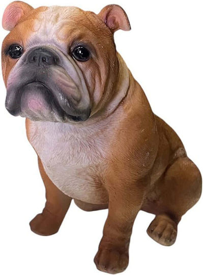 Φιγουρα Σκυλος Καφε Bulldog Πολυρεζ 18χ11χ16,5εκ Συσκευασία 2 Τμχ
