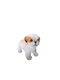 Dog Figure Brown Polyresin 16x8.5x12cm Pack of 2 Pieces
