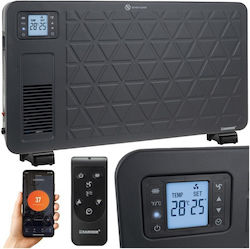 Kruzzel Ziflo Konvektorheizung Boden 2300W mit elektronischem Thermostat und WiFi 70x43cm Schwarz Kruzzel Ziflo Konvektorheizung Boden 2300W mit elektronischem Thermostat und WiFi 70x43cm Schwarz