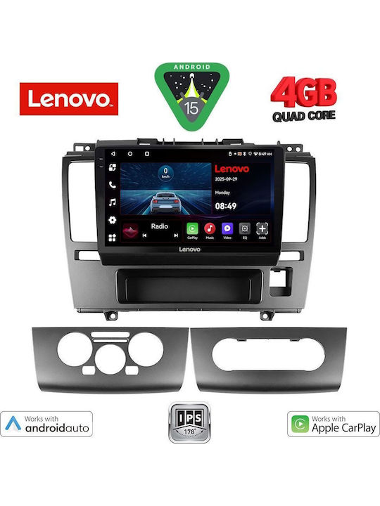 Lenovo Car Audio System for Nissan Tiida 2004 (Bluetooth/USB/WiFi/GPS/Apple-Carplay/Android-Auto) with Touch Screen 9"