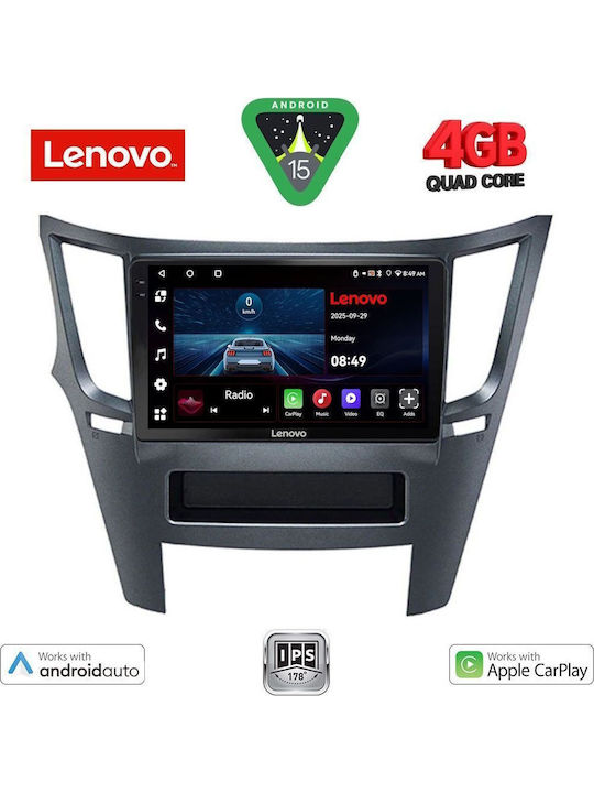 Lenovo Car Audio System for Subaru Legacy / Outback 2009-2014 (Bluetooth/USB/WiFi/GPS/Apple-Carplay/Android-Auto) with Touch Screen 9"