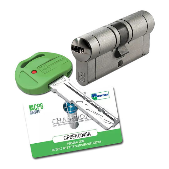 Mottura Cilindru de Încuietoare De Securitate 80mm (30-50) cu 5 Chei Argintiu