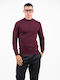 Long Sleeve Burgundy Blouse