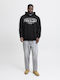 Sweatshirt mit Kapuze Schwarz