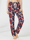 Prive Underwear Winter Women's Pyjama Pants Dark Blue