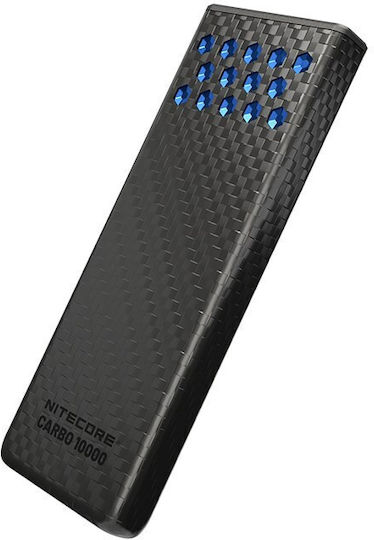 NiteCore Carbo Gen2 Power Bank 10000mAh 30W με 2 Θύρες USB-C Μπλε