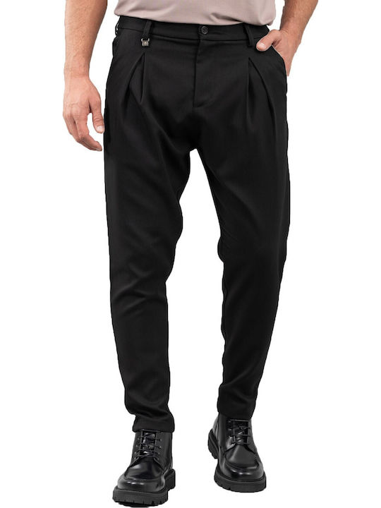 Παντελόνι σε Loose Εφαρμογή Black