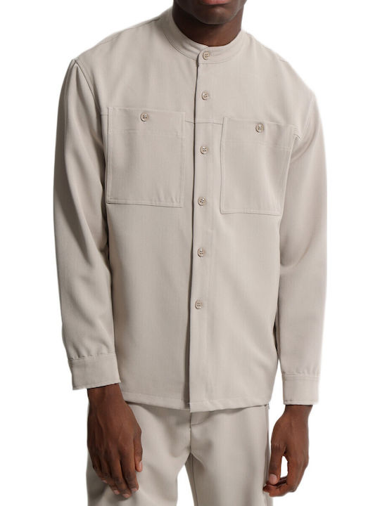 Makan Makan Langärmelig Overshirt Ecru