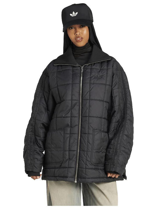 Essentials Essentials Γυναικείο Μπουφάν για Χειμώνα Black