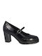 Leder Pumps Schwarz