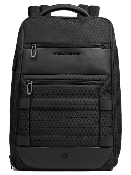 Piquadro Backpack 20lt Μαύρο Piquadro Backpack 20lt Μαύρο