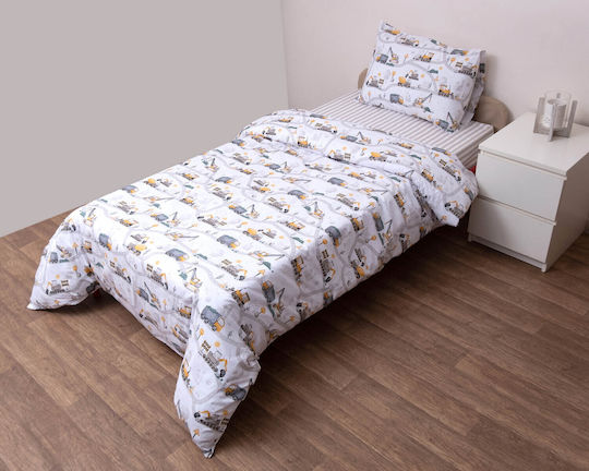 Viopros Viopros Crib Duvet White 120x160cm