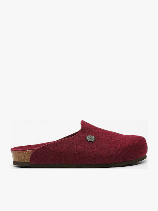Зимни мъжки чехли Червени