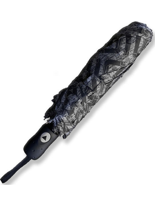 Rain Umbrella Compact Black