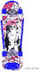 Athlopaidia Skateboard Complet Placă scurtă Alb...