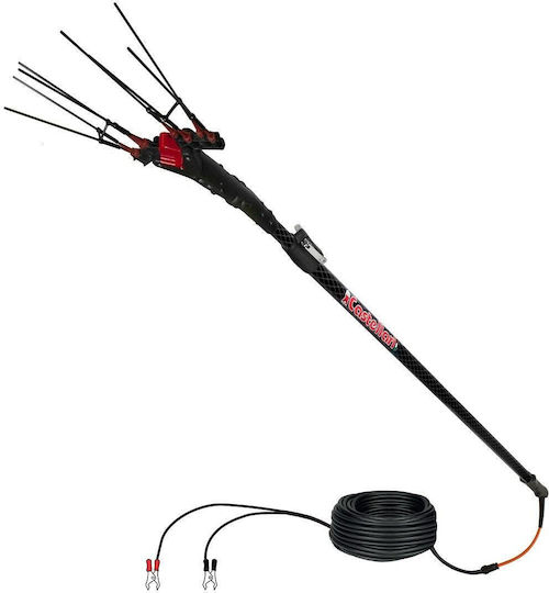Vertigo Маслиноразбивачка Батерия 12V Тип Гребен с Прът 3.2м и Тегло 2.5кг