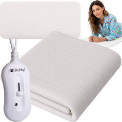 Ruhhy 26200 Pătură Electrică Single Albă 65W