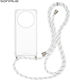 Silicone Case Cord Sonique Armor Clear Oppo Fin...