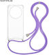 Silicone Case With Cord Sonique Armor Clear Opp...