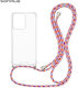 Silicone Case Cord Sonique Armor Clear Oppo Ren...
