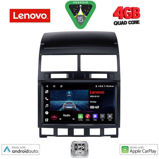 Lenovo Ηχοσύστημα Αυτοκινήτου για Volkswagen Touareg 2003-2011 (Bluetooth/USB/AUX/WiFi/GPS/Apple-Carplay/Android-Auto) με Οθόνη Αφής 9"