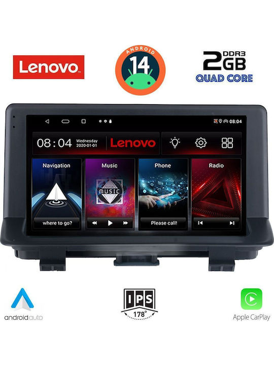 Lenovo Car Audio System for Audi Q3 2012-2018 (Bluetooth/USB/AUX/WiFi/GPS/Apple-Carplay/Android-Auto) with Touch Screen 9"