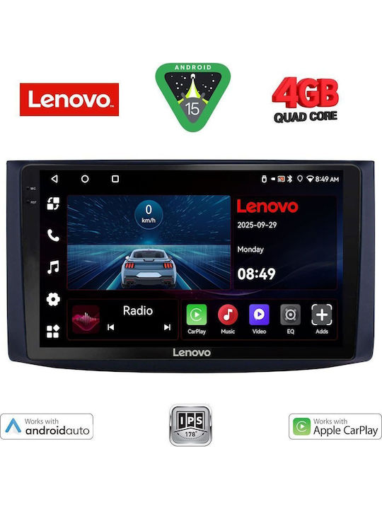 Lenovo Car Audio System for Chevrolet Aveo 2006-2010 (Bluetooth/USB/AUX/WiFi/GPS/Apple-Carplay/Android-Auto) with Touch Screen 9"