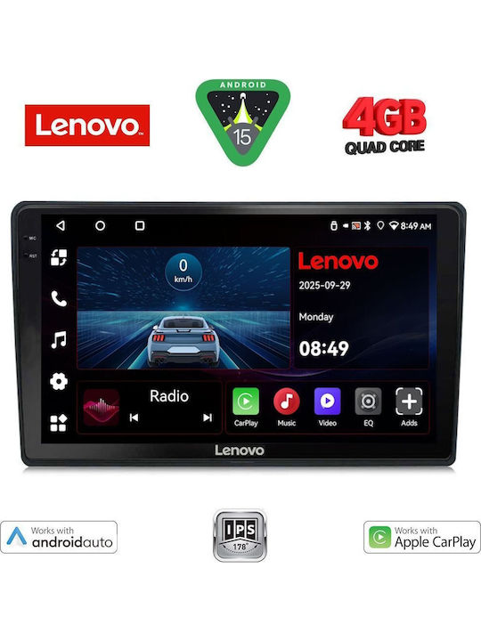 Lenovo Car Audio System for Citroen C4 / DS4 2018 (Bluetooth/USB/AUX/WiFi/GPS/Apple-Carplay/Android-Auto) with Touch Screen 10"