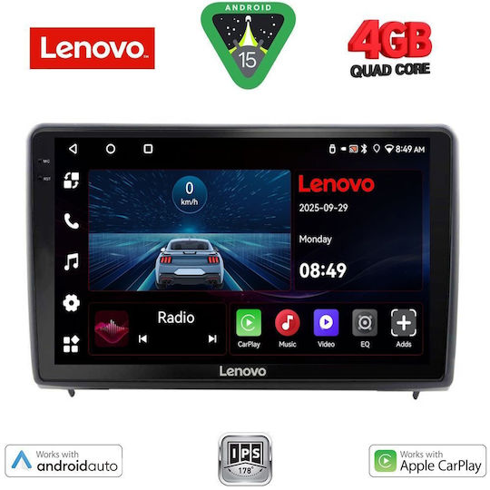 Lenovo Ηχοσύστημα Αυτοκινήτου για Ford EcoSport 2018 (Bluetooth/USB/AUX/WiFi/GPS/Apple-Carplay/Android-Auto) με Οθόνη Αφής 10"