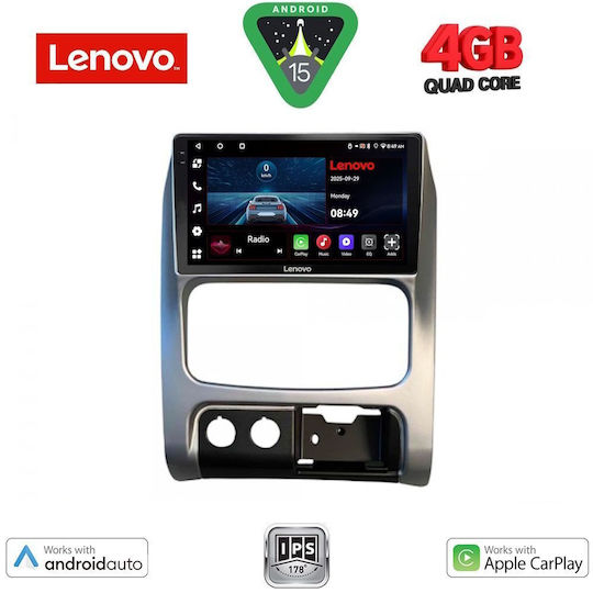 Lenovo Ηχοσύστημα Αυτοκινήτου για Jeep Cherokee / Liberty 2002-2007 (Bluetooth/USB/AUX/WiFi/GPS/Apple-Carplay/Android-Auto) με Οθόνη Αφής 9"