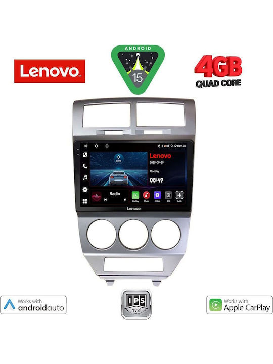 Lenovo Car Audio System Dodge Caliber 2006-2012 (Bluetooth/USB/AUX/WiFi/GPS/Apple-Carplay/Android-Auto) with Touch Screen 10"