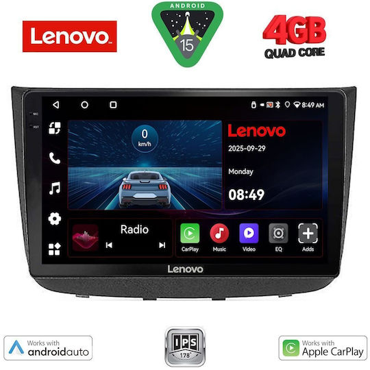 Lenovo Car Audio System for Mercedes-Benz Vito / Viano 2003-2007 (Bluetooth/USB/AUX/WiFi/GPS/Apple-Carplay/Android-Auto) with Touch Screen 10"