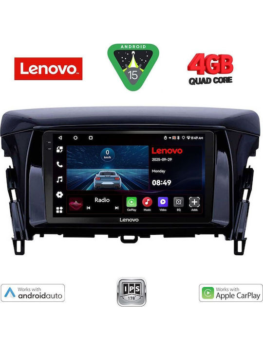 Lenovo Car Audio System for Mitsubishi Eclipse Cross 2018 (Bluetooth/USB/AUX/WiFi/GPS/Apple-Carplay/Android-Auto) with Touch Screen 9"