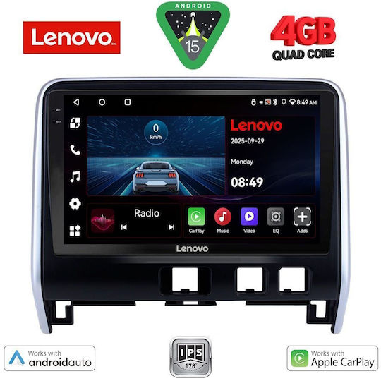 Lenovo Car Audio System for Nissan Serena 2016 (Bluetooth/USB/AUX/WiFi/GPS/Apple-Carplay/Android-Auto) with Touch Screen 10"