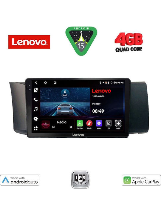 Lenovo Автомобилна Аудио Система (Блутут/USB/AUX/WiFi/GPS/Apple-Carplay/Android-Auto) с Тъчскрийн 9"