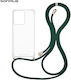 Silicone Case Cord Sonique Armor Clear Oppo Ren...
