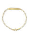 Ortaxidis Women's Bracelet Id made of Gold 14K