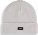 PUMA Beanie Ανδρικός Σκούφος Πλεκτός σε Γκρι χρώμα