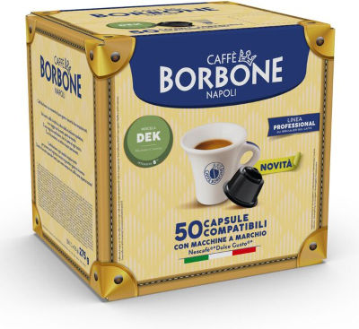 Caffe Borbone Capsules Espresso Compatible with Machine Dolce Gusto 50caps,tobolek