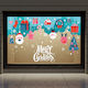Vitrină de Crăciun Celebrate Christmas 145x70cm