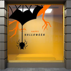 Halloween Schaufenster- und Wandsticker Spinnennetz 70x70cm