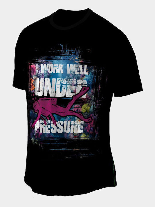 Athlon Herren Kurzärmlig T-Shirt 170-1751 Schwarz